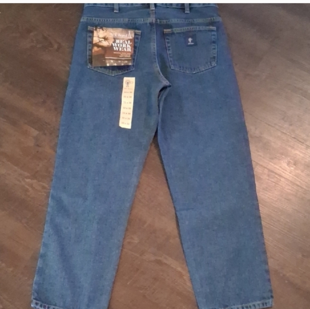 Rk Brand Classic Blue Relaxed Jeans 33 X 30